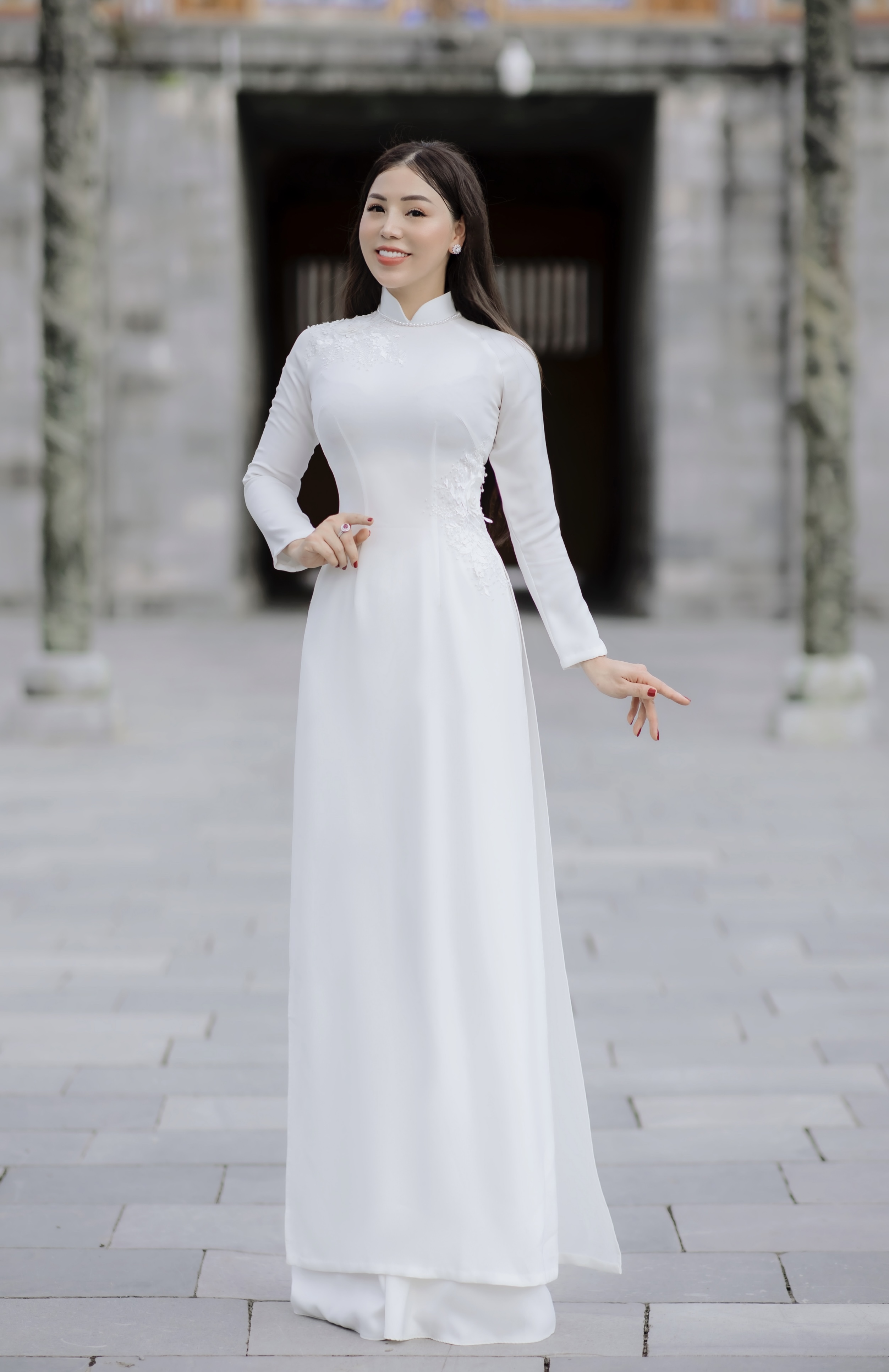 Á hậu Kathy Hương,Á hậu Áo dài Kathy Hương,Á hậu Áo dài 2019 