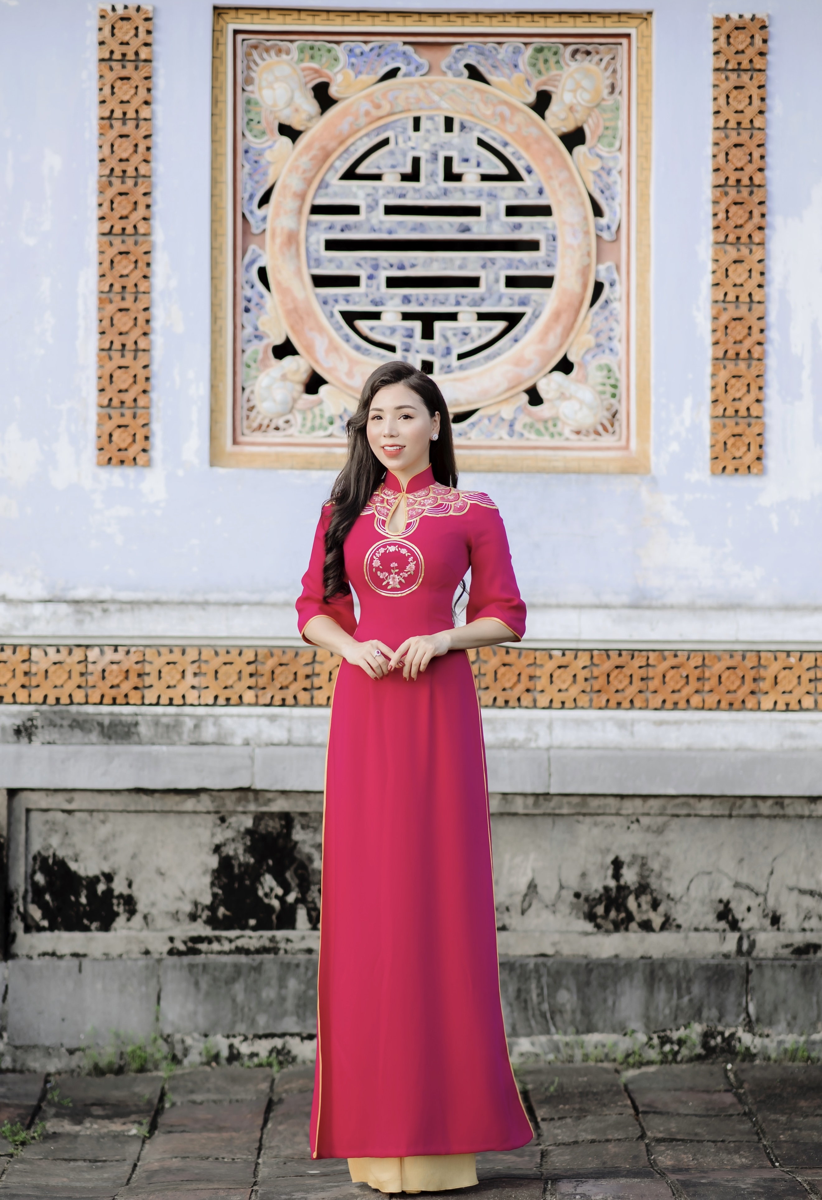 Á hậu Kathy Hương,Á hậu Áo dài Kathy Hương,Á hậu Áo dài 2019 