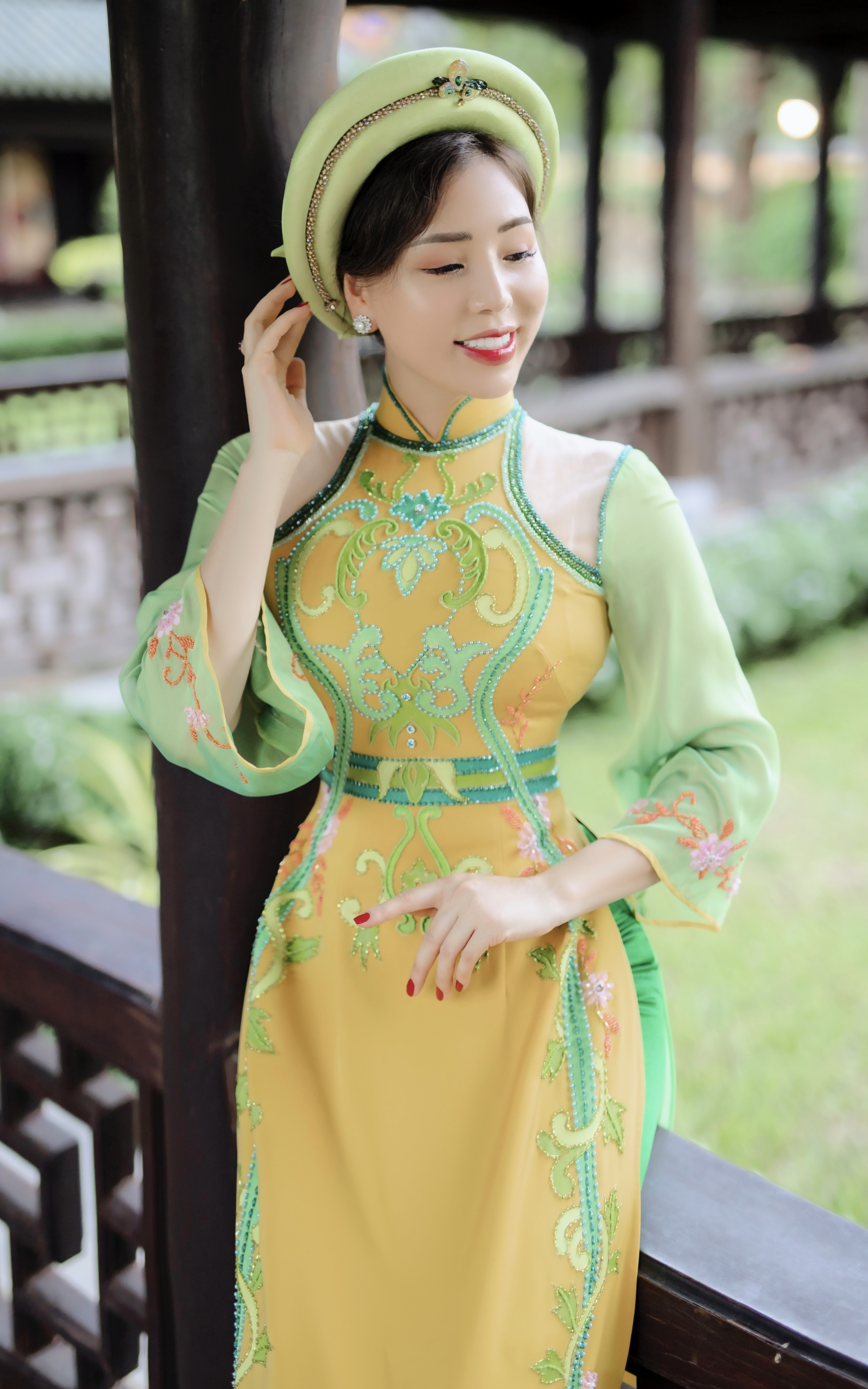 Á hậu Kathy Hương,Á hậu Áo dài Kathy Hương,Á hậu Áo dài 2019 