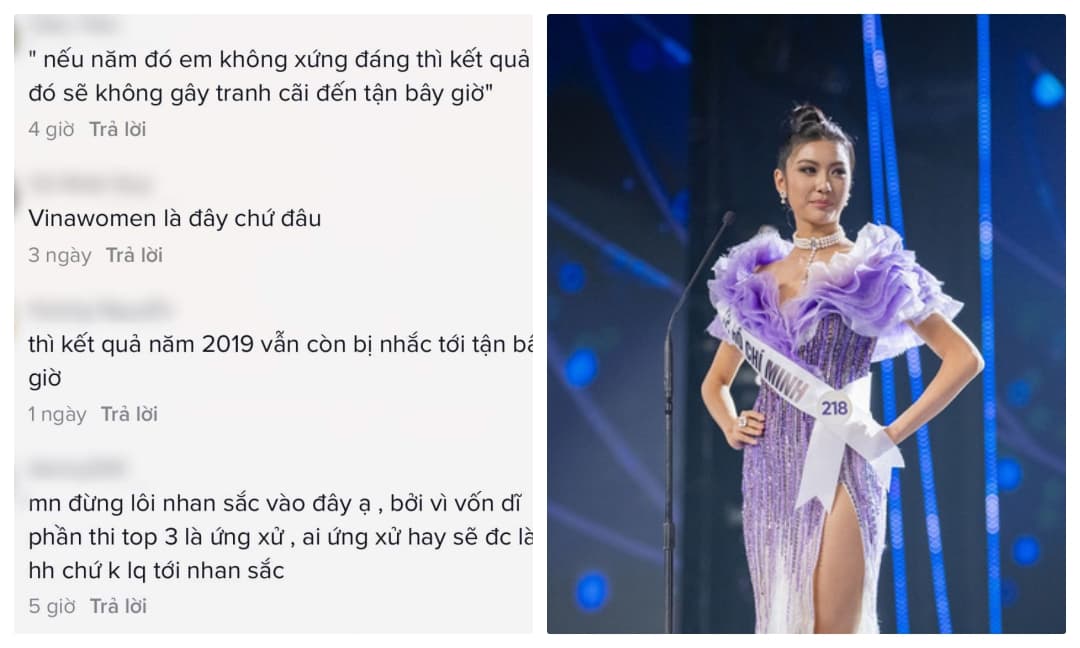 MXH rộ lại màn ứng xử như nuốt micro của Thúy Vân tại Hoa hậu HVVN 2019, dân tình mỉa mai: 'Ban giám khảo cần trái tim yêu thương'