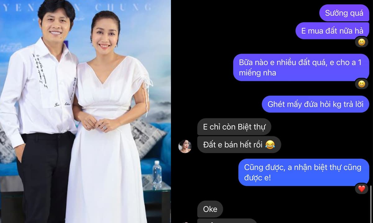 Nguyễn Văn Chung đăng tải đoạn tin nhắn với Ốc Thanh Vân, tiết lộ khối tài sản 'khủng' của nữ MC