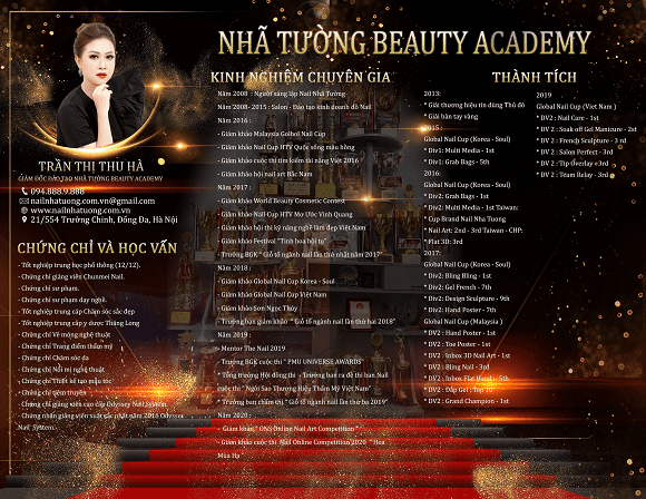 Nhã Tường, Nail Nhã Tường, đào tạo nail