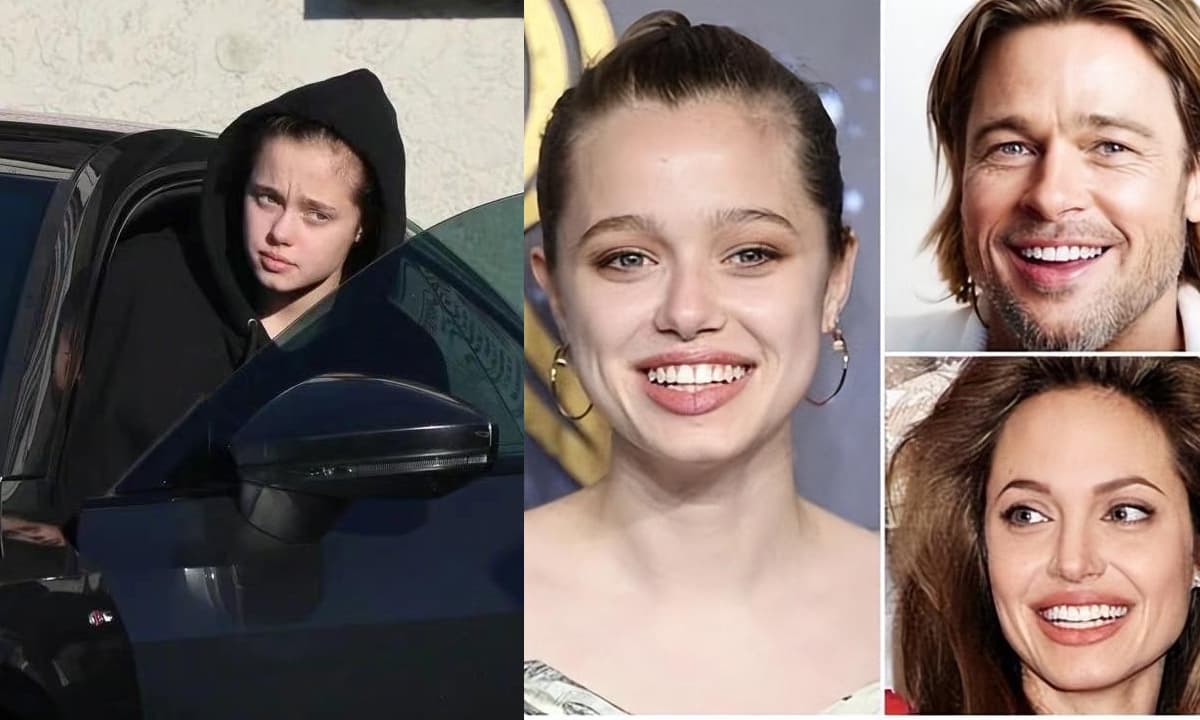 Con gái 16 tuổi của Angelina Jolie đi mua sắm một mình! Mặc áo hoodie, cau có cúi gằm mặt