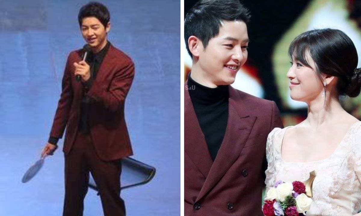 Song Joong Ki mặc lại trang phục lúc sánh đôi với Song Hye Kyo, còn nhắc lại kỷ niệm đóng 'Hậu duệ của mặt trời' 