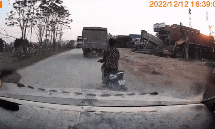 Clip hot, clip tai nạn, tai nạn giao thông, thoát chết trong gang tấc