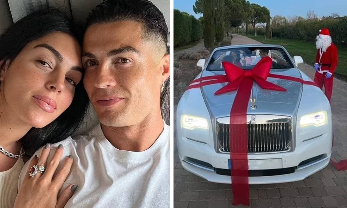 Cristiano Ronaldo makes Georgina Rodriguez sit in the back of 250000 Rolls  Royce she bought him