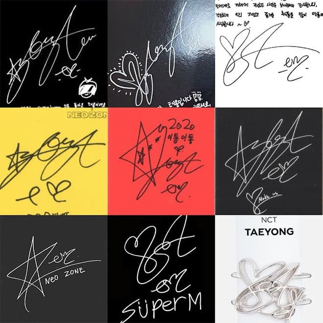 20 Thần Tượng Kpop Có Chữ Ký Đẹp Nhất Và Độc Đáo Nhất