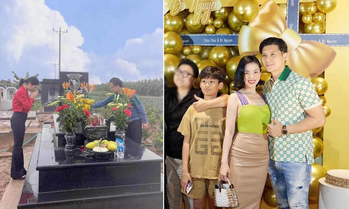 Sao Việt 28/3: Diệu Hương thăm mộ NSND Hoàng Dũng; Lệ Quyên tổ chức sinh nhật chung cho bạn trai và con trai