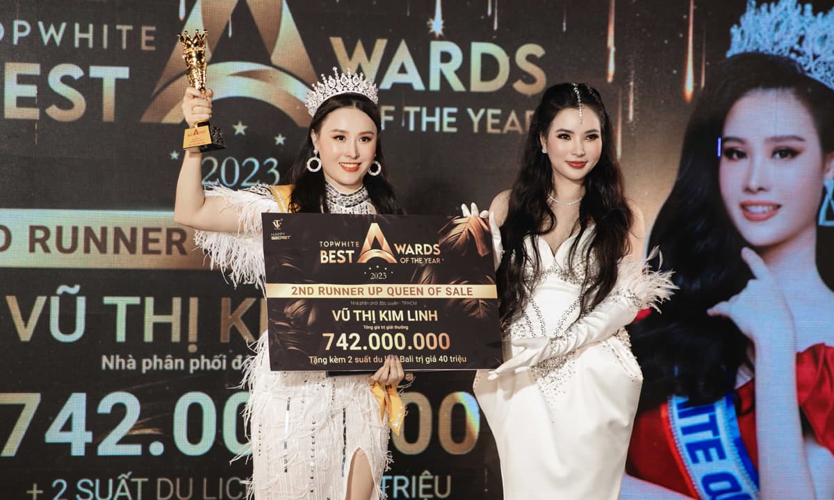 Nữ hoàng Sale Nguyễn Thị Thư Trúc, Top White Best Awards Of The Year 2023, Mỹ phẩm Top White