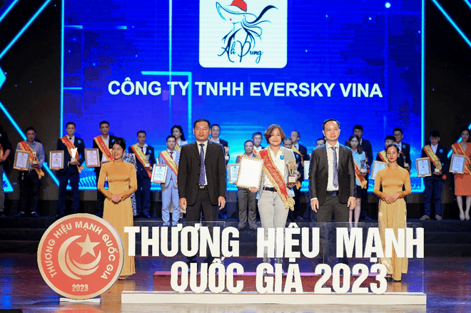 Mỹ phẩm Ali Pung, Thương hiệu mạnh quốc gia 2023, Thương hiệu người Việt vì người Việt