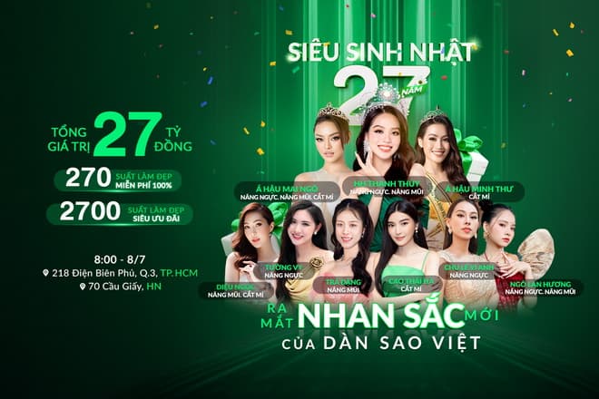 Thu Cúc Beauty Mega Center , Thẩm mỹ Thu Cúc, Hoa hậu thanh thủy, Á hậu Mai Ngô