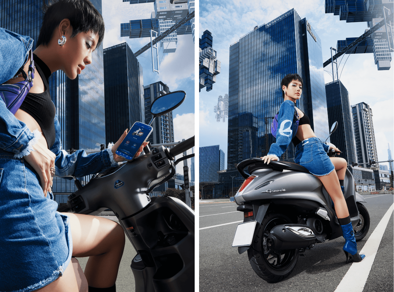 Yamaha Grande Hybrid, Fashionista Khánh Linh, Giới trẻ