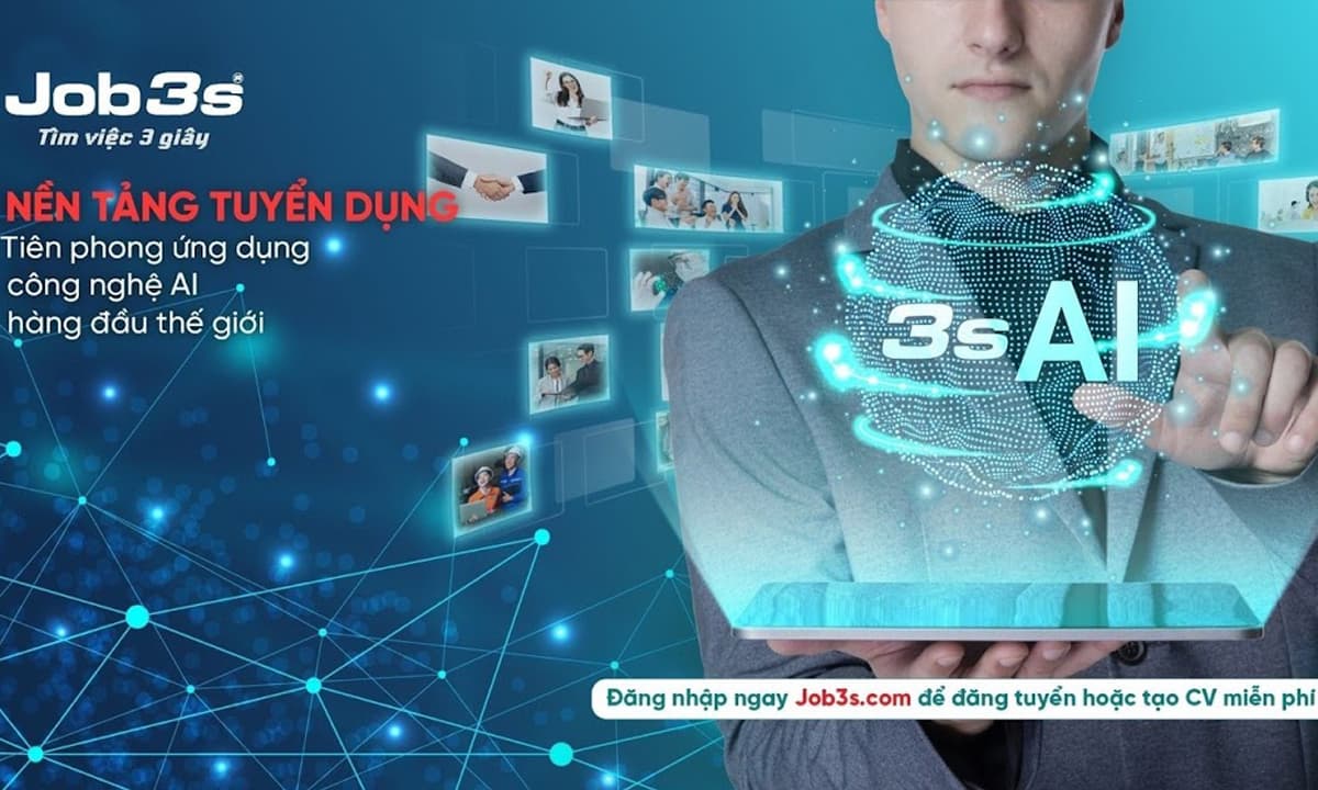 Job3s, tuyển dụng bằng công nghệ AI