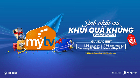 MyTV, sinh nhật MyTV, truyền hình trả tiền, truyền hình MyTV