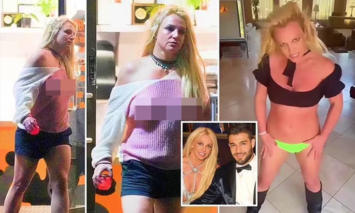 View - Britney Spears chán nản, không mặc nội y, quần áo luộm thuộm ra đường sau ly hôn
