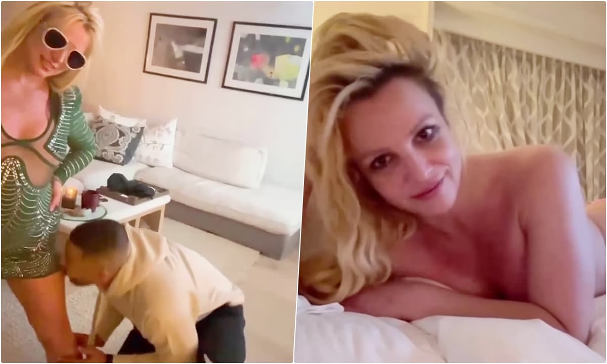 View - Britney Spears thác loạn hậu ly hôn: Để trai trẻ hôn chân, chỉ mặc mỗi quần lót nhảy múa trên giường