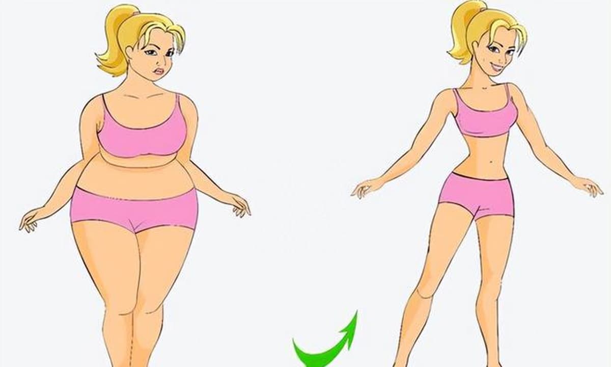 Легким движением превращается. Похудение мультяшные. До и после похудения мультяшные. Похудение рисунок. Девушка худеет.