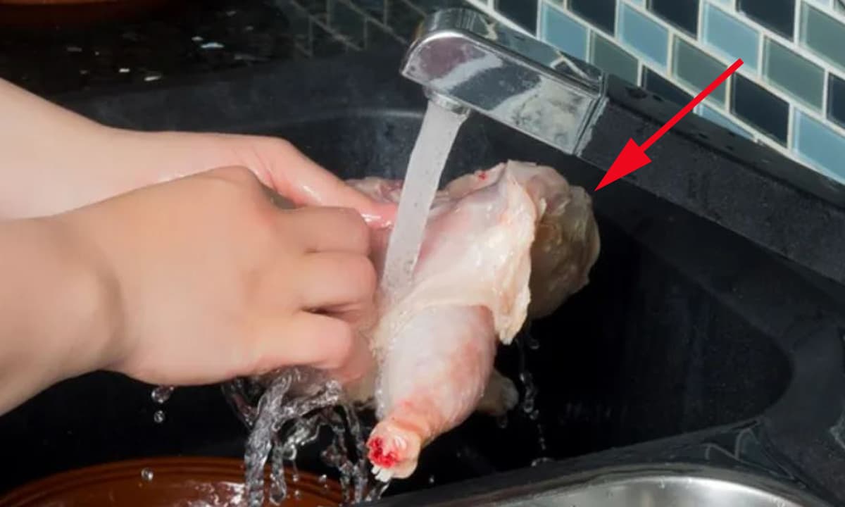 Rửa thịt gà sống trực tiếp dưới vòi nước, đúng hay sai? Tham khảo lời khuyên từ chuyên gia