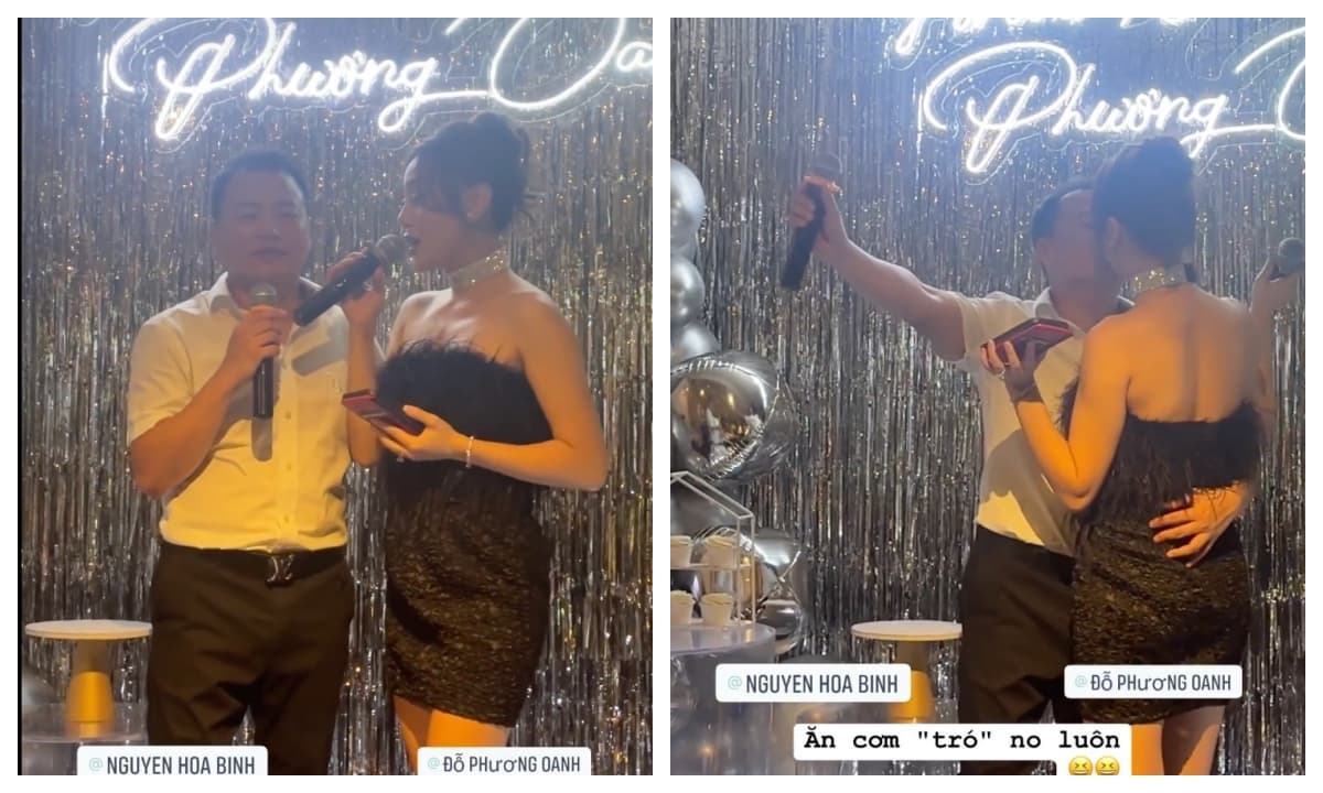 Shark Bình liên tục nói yêu Phương Oanh, lại còn khóa môi ngọt ngào trong tiệc sinh nhật vợ