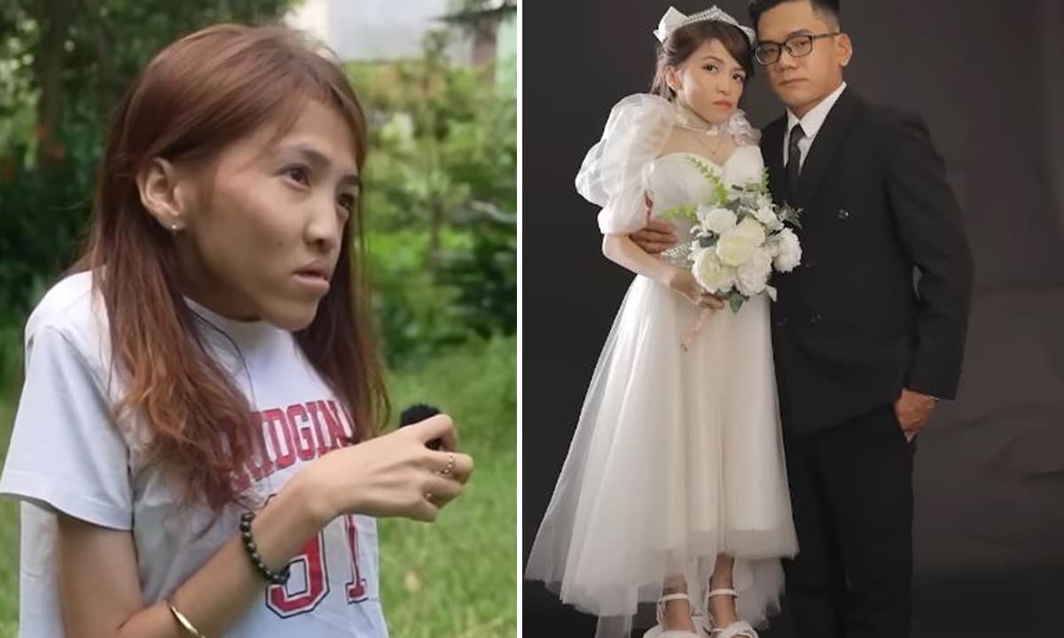 View - Lướt mạng chớp nhoáng, cô gái Đồng Nai nặng 20 kg quen biết và 'chốt cưới' người chồng điển trai