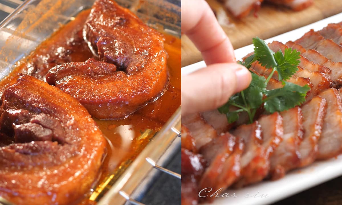 Bí quyết làm thịt xá xíu đơn giản nhưng hương vị đậm đà, lớp vỏ ngoài giòn rụm, thơm phưng phức