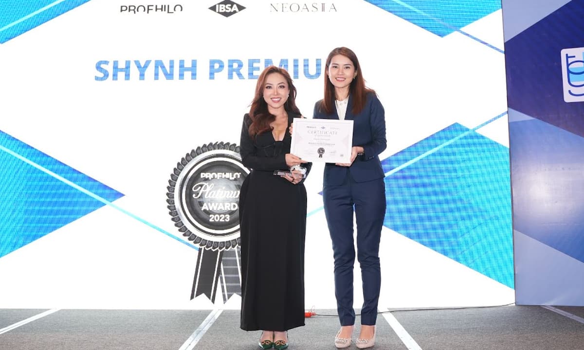 Shynh Premium liên tục nhận giải thưởng lớn từ Profhilo Vietnam - ngày càng khẳng định uy tín và chất lượng trên thị trường thẩm mỹ Châu Á