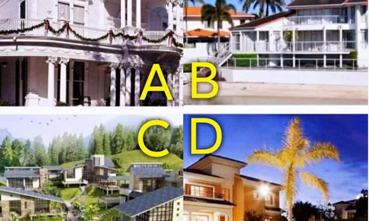 Trắc nghiệm tâm lý: Nếu có nhiều tiền, bạn sẽ mua căn nhà sang trọng nào? Kiểm tra tính cách của bạn
