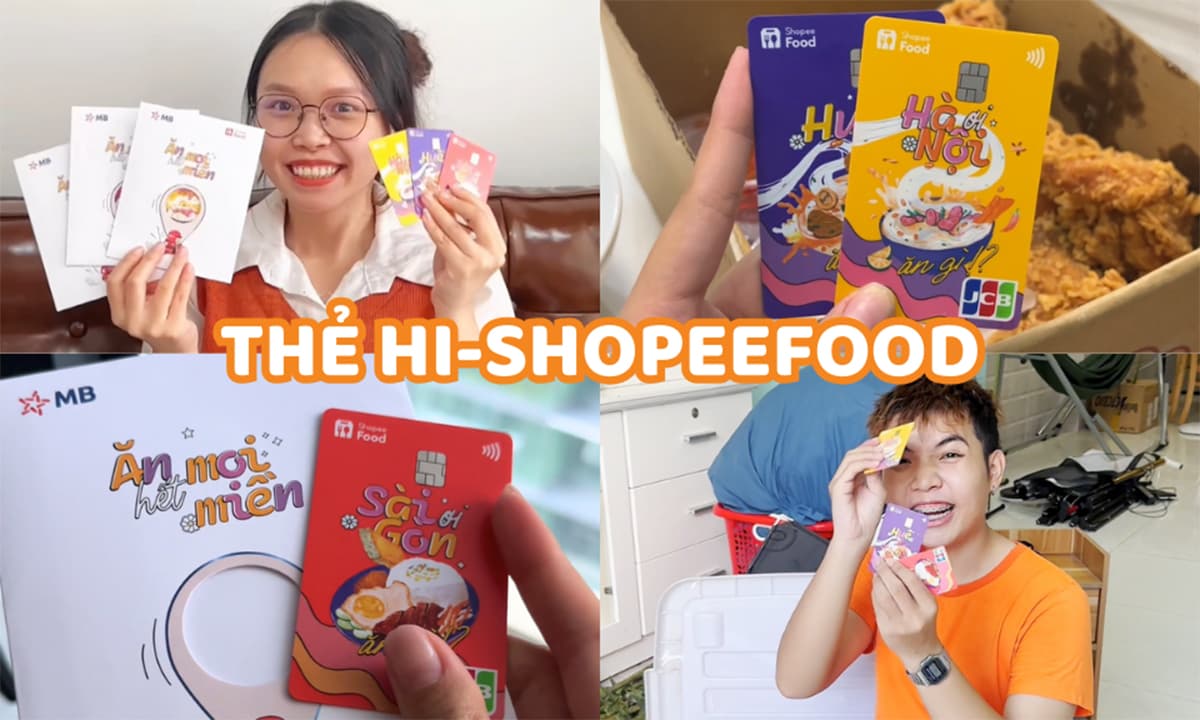  Thẻ Hi-ShopeeFood: Ngôi sao mới nổi trong làng thẻ khiến giới trẻ sành ăn mê mẩn