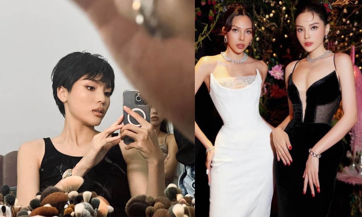 View - Hoa hậu Kỳ Duyên lần đầu để tóc tém, Minh Triệu liền bình luận 'lo sợ' điều này 