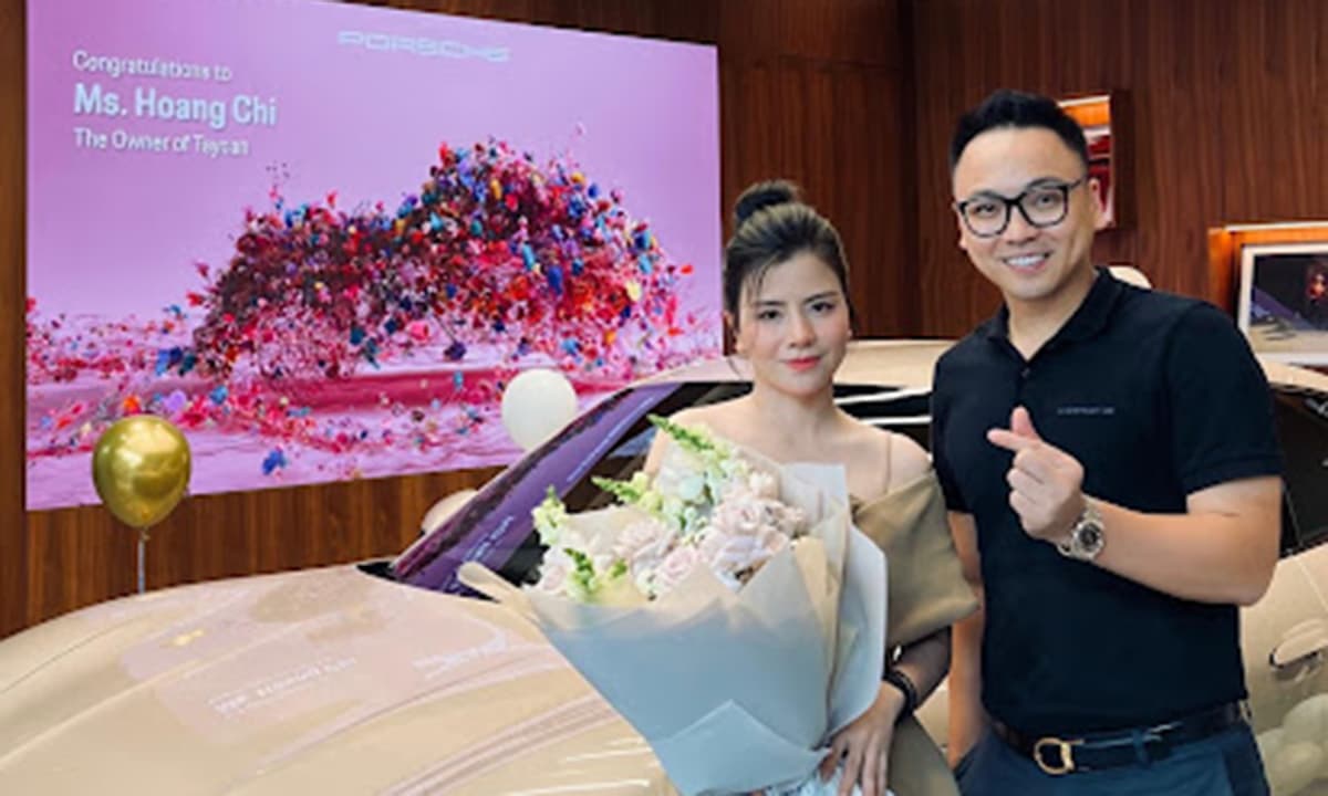 Danh tính nữ CEO 9x ở Hà Tĩnh sở hữu siêu xe Porsche thuần điện đầu tiên tại miền Trung