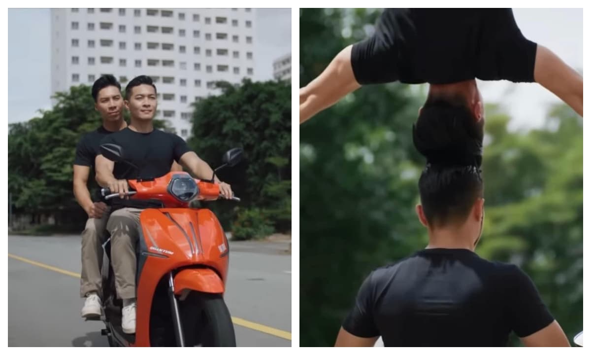View - Sau Ngọc Trinh, thêm 2 nghệ sĩ bị khui lại clip lái mô tô 'làm xiếc'