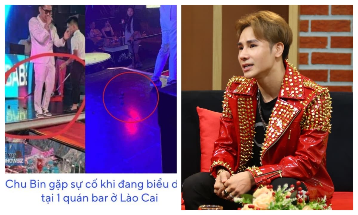 View - Phía ca sĩ Chu Bin xác nhận vật 'phân' trên sân khấu là của mình nhưng bị chơi xấu chứ không tự 'sản xuất'