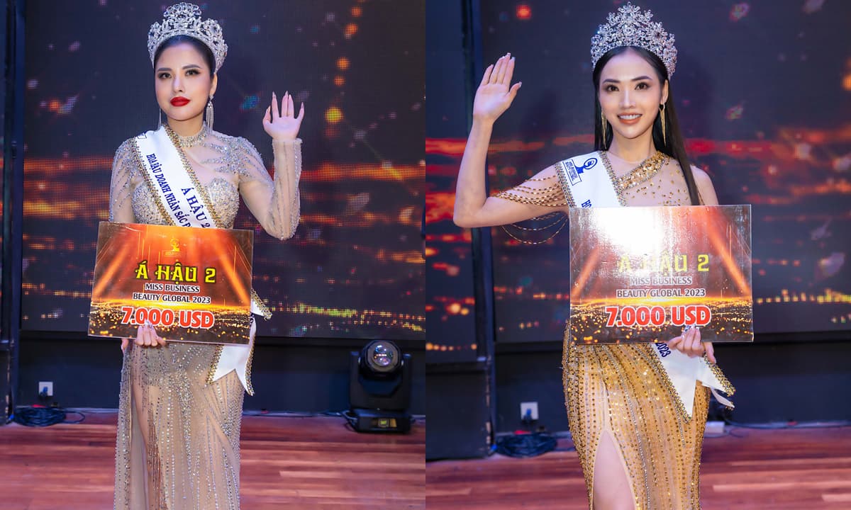 View - Chân dung vẻ đẹp tuyệt sắc của các Á hậu 2 cuộc thi Hoa hậu Doanh nhân sắc đẹp toàn cầu 2023