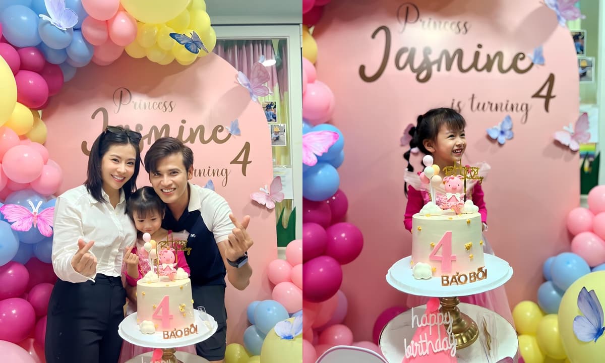 View - Vũ Ngọc Ánh và Anh Tài tổ chức sinh nhật 4 tuổi cho ái nữ, ngoại hình xinh xắn của cô bé gây sốt