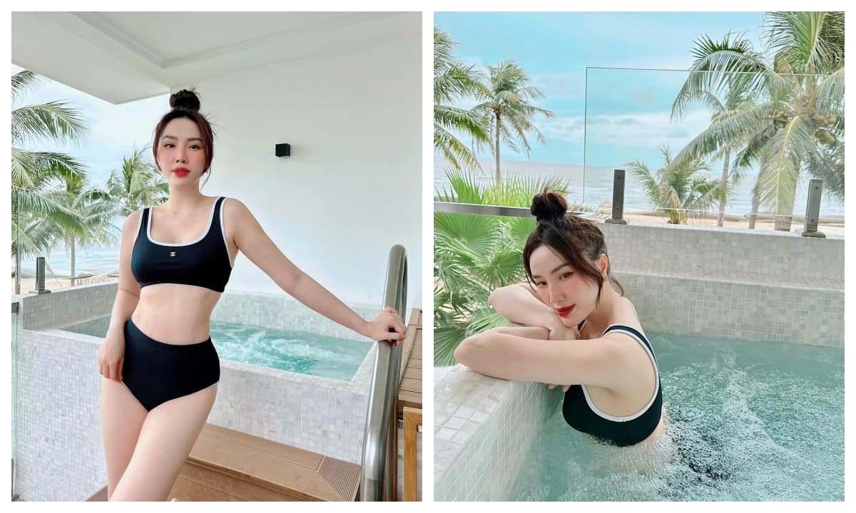 View - Bảo Thy khoe dáng với bikini, thừa nhận khuyết điểm này của cơ thể