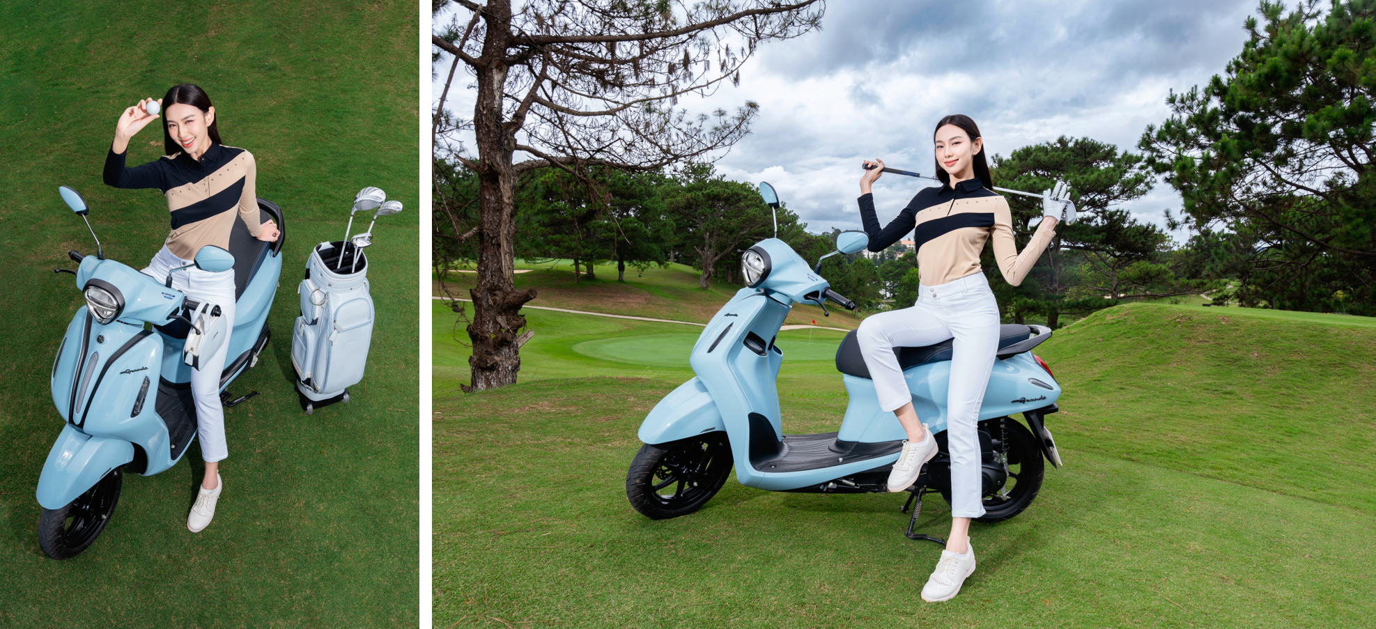 Thùy Tiên , golfer nữ, Yamaha Grande 