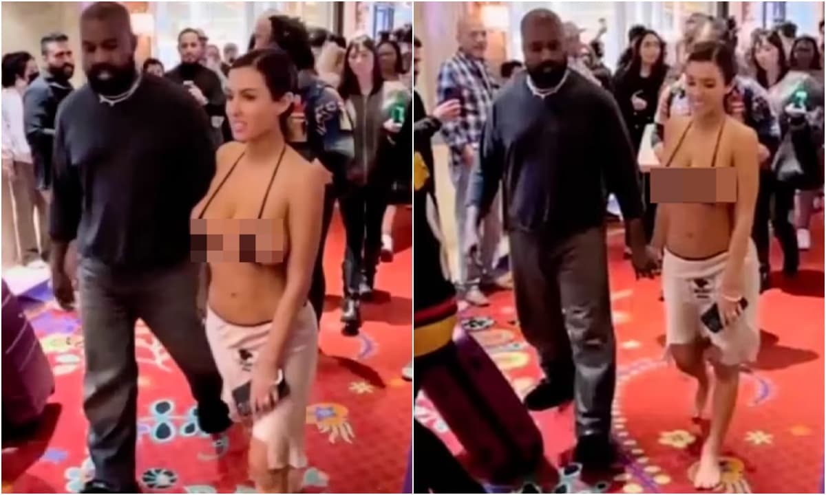 View - Vợ mới của Kanye West - Bianca Censori diện bộ bikini nhỏ xíu trong lễ kỷ niệm sinh nhật lần thứ 29