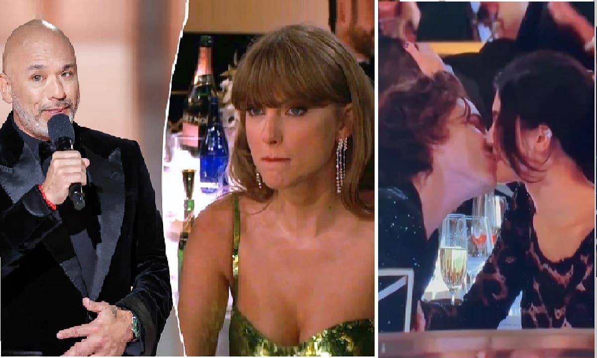 View - Những khoảnh khắc gây chú ý tại Lễ trao giải Quả cầu vàng 2024: Kylie Jenner và Timothée Chalamet hôn nhau, Taylor Swift khó chịu vì bị MC đùa kém duyên