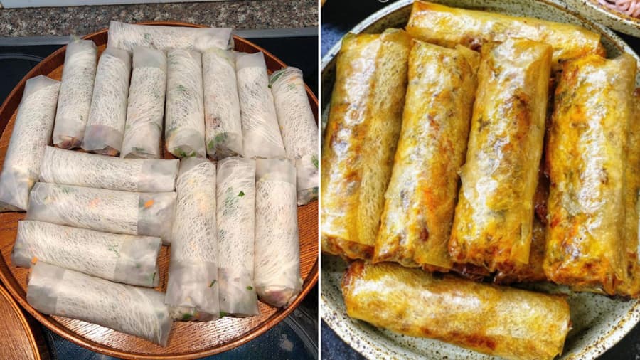 View - Nem gói bằng loại vỏ nào để giòn lâu khi rán? Cách cấp đông nem ngày Tết, rán lên vẫn giòn ngon như mới