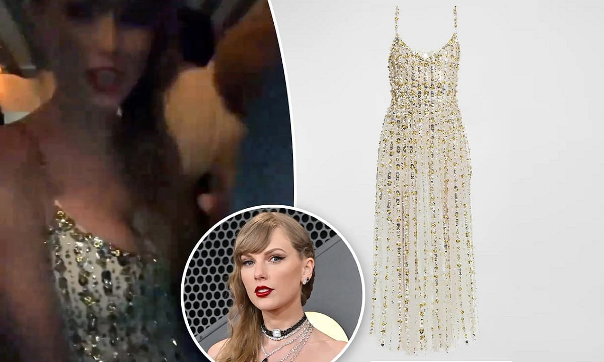 View - Sau chiến thắng lịch sử, Taylor Swift gây sốt với váy gần 440 triệu dự tiệc hậu Grammy 2024 