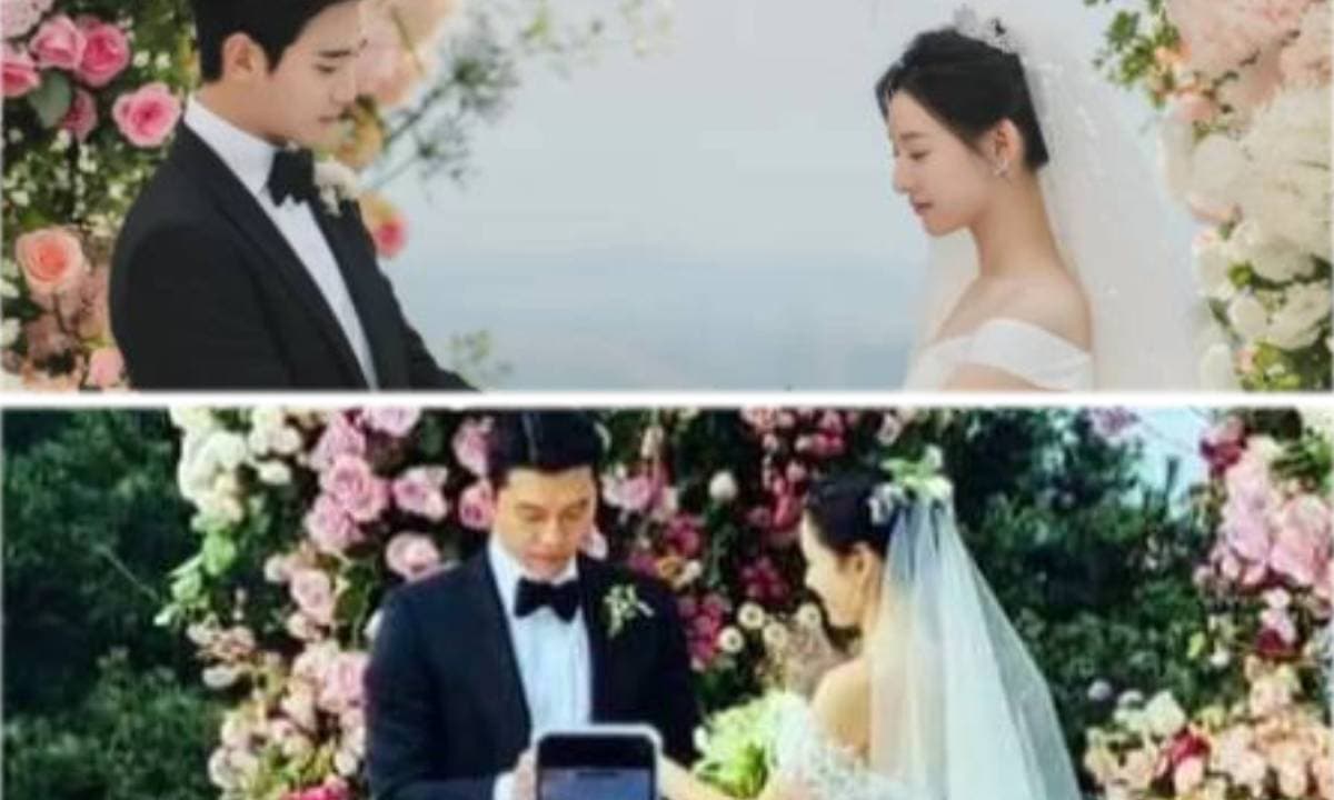 View - Ảnh cưới của nam chính 'Vì sao đưa anh tới' và mỹ nhân 'Hậu duệ của mặt trời' đẹp lung linh chẳng kém cạnh của Hyun Bin và Son Ye Jin