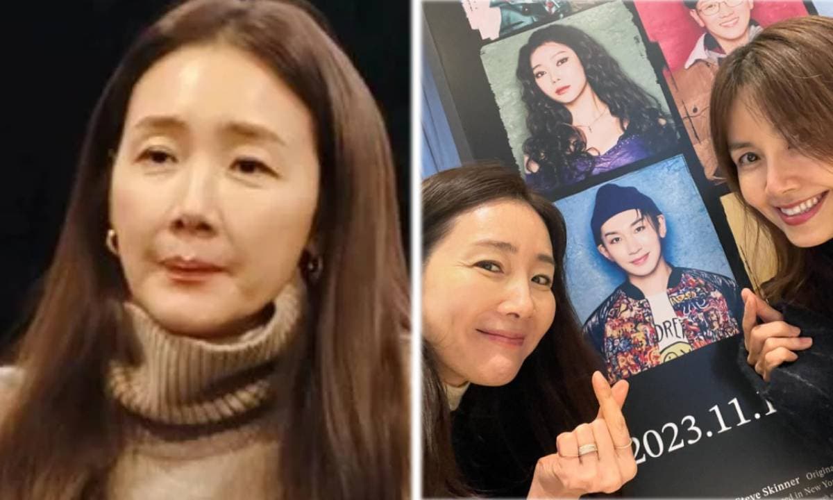 View - 'Nữ hoàng nước mắt' liên tục lộ dấu hiệu lão hóa, lép vế khi chung khung hình với vợ 'Ông trùm màn ảnh Hàn' ở tuổi U60 