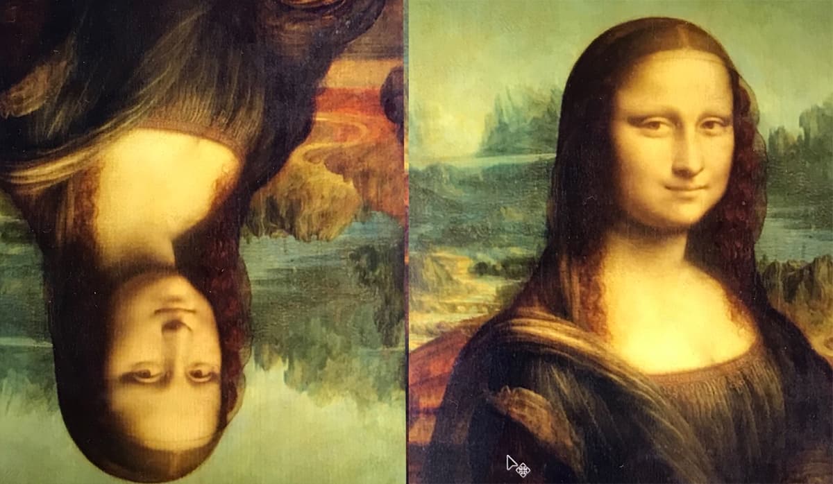 View - Tại sao Mona Lisa luôn mỉm cười? Chuyên gia: Nếu nhìn lộn lại thì bạn sẽ không thấy vậy 