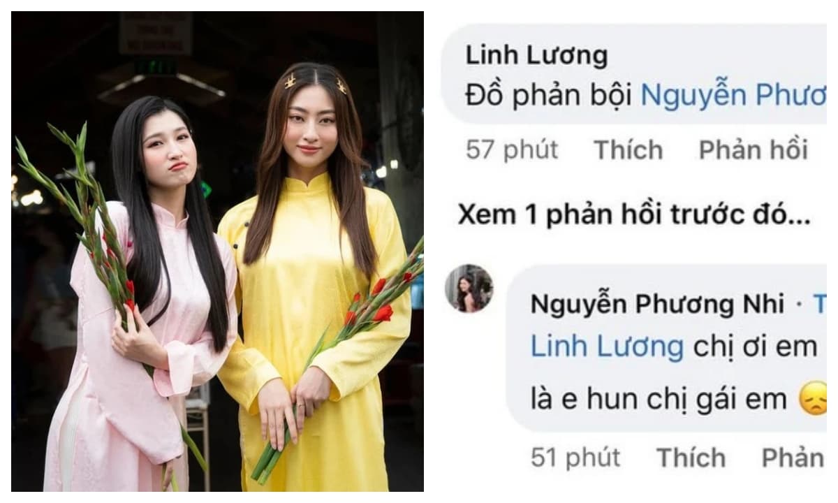 hoa hậu Lương Thùy Linh, á hậu Phương Nhi, sao Việt
