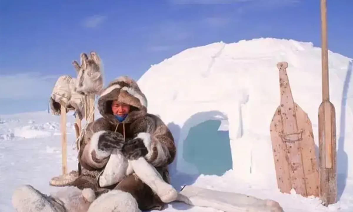 View - Người Inuit gốc sống trong lều tuyết và ngủ trần truồng, tại sao họ không sợ lạnh, không sợ băng tan nếu đốt lửa trong nhà?