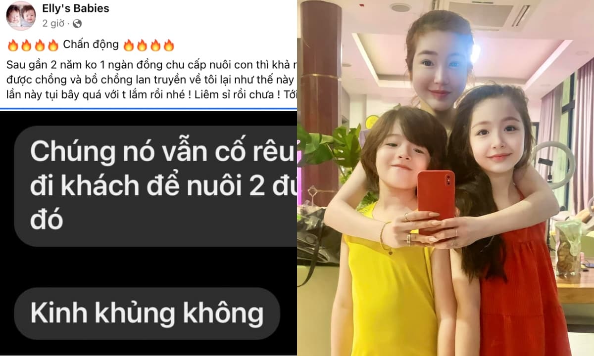 View - Elly Trần bị chồng cũ tung tin đi khách nuôi con, phản ứng của mẹ 2 con mới 'đỉnh'
