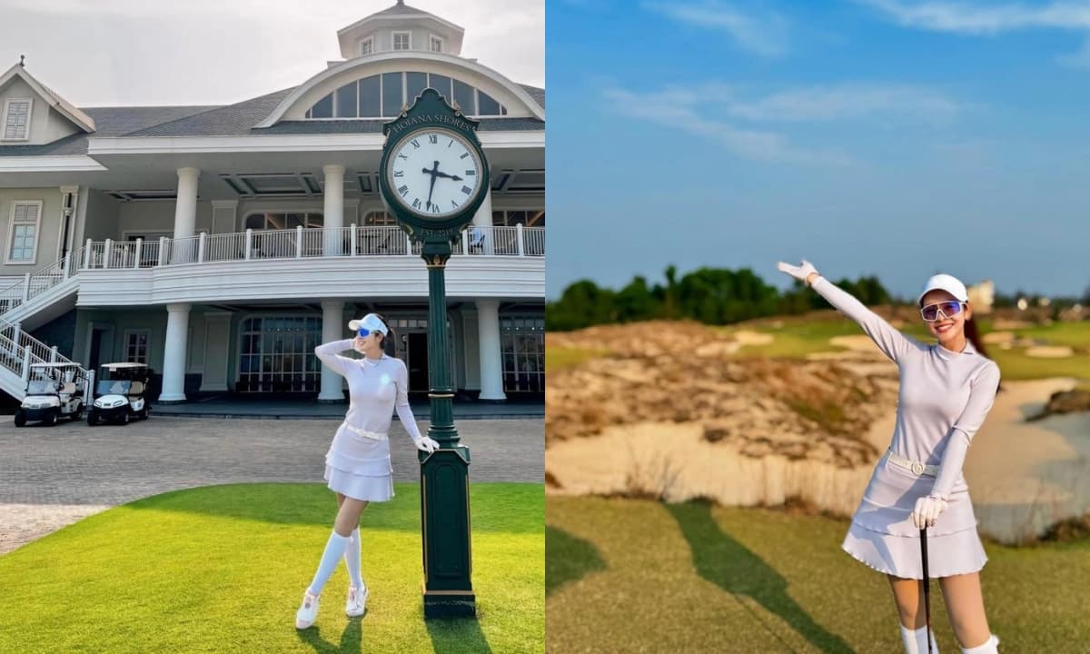 View - Thả nhẹ dáng ở sân golf, Jennifer Phạm khoe đường cong chữ S và gu thời trang tinh tế