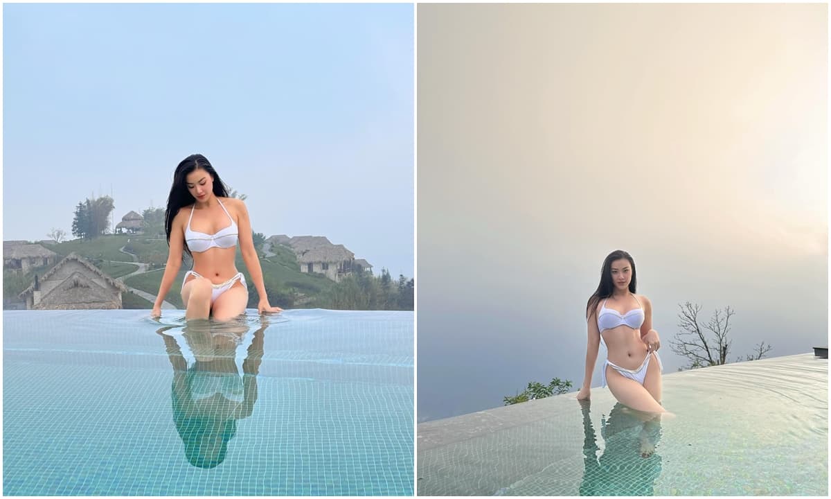 View - Á hậu Kim Duyên tung bộ ảnh diện bikini cực nóng bỏng, ngoại hình hiện tại được khen nức nở 