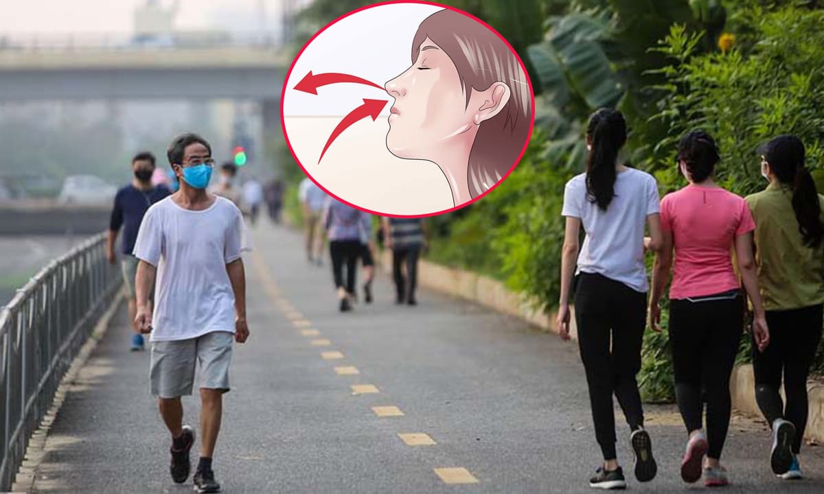 Đi bộ nên thở bằng mũi hay miệng thì sẽ mang lại nhiều lợi ích nhất?