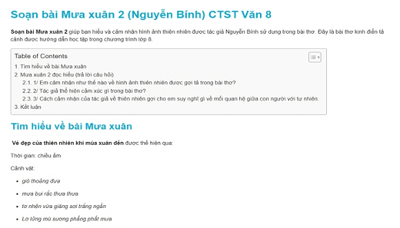 văn học Việt, học văn, Yêu văn học, SGTT